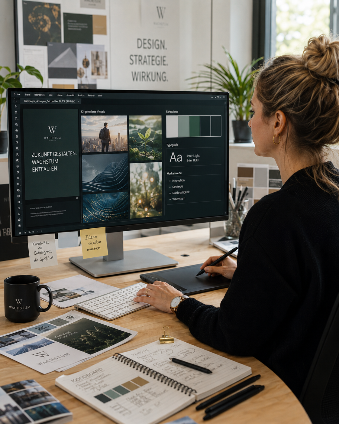 Die Kreative, Brand-Visuals