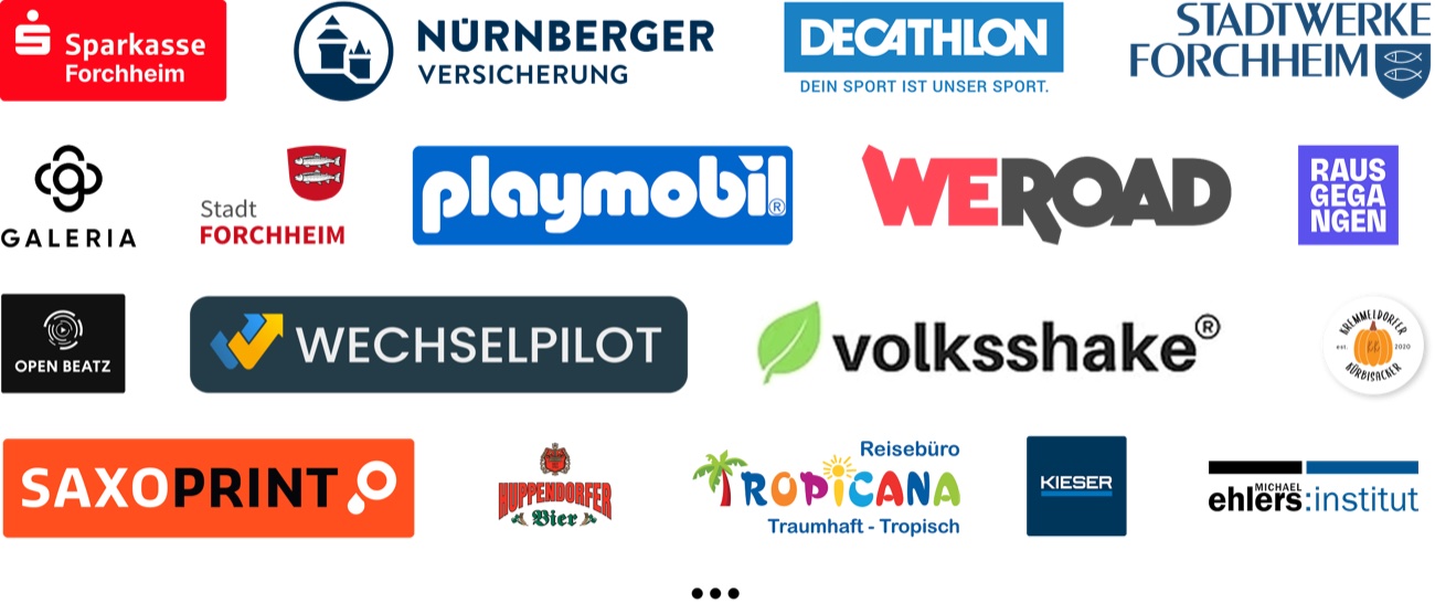 Referenzen: Decathlon, Playmobil, Nürnberger Versicherung