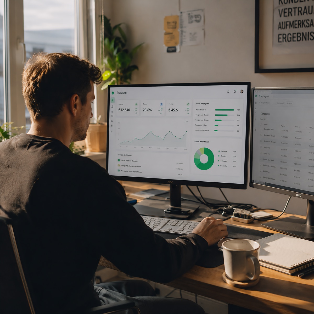 Marketing-Profi am Dashboard